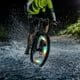 thumbnail image 4 of Luz LED de radios para bicicletas | Luz de neumático de bicicleta multicolor | Fácil instalación | 3 modos de flash | Se adapta a la mayoría de las bicicletas | 13,5x4,2cm | 1 Pieza | Accesorio de, 4 of 5