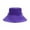 Purple, variant on fatyb Bucket Hat for Women Men Double Side Wear Fishing Cap Unisex Reversible Summer Plain Beach Sun Hat