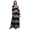 Black1, variant on Bimba Moss Georgette Butterflies Butterfly Print Womenâ€™s Long Elastic Waist Casual Summer MaxiÂ&nbsp;Dress-Large
