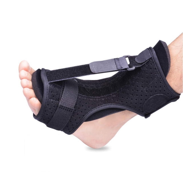 Adjustable Foot Brace Plantar Fasciitis Night Splint Foot Drop Orthotics Brace Elastic Back Night Splint