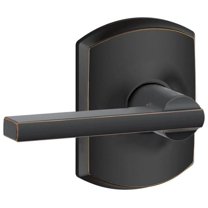Schlage F10-Lat-Grw Latitude Passage Door Lever Set - Bronze