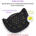 thumbnail image 5 of Secador de uñas UV de 2 manos 108W UV LED Secador de uñas automático profesional con amplio espacio para 10 dedos a la vez. Base magnética de secado rápido para barniz gel semipermanente brillar Electrónica, 5 of 5