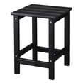thumbnail image 3 of UBesGoo Adirondack Square Side Table HDPE Weather Resistant End Table Outdoor Coffee Table, Black, 3 of 10