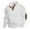 04#White, variant on Dwelliawo Sweaters for Men Knitted Button Classic Collar Sweaters with Elbow Patches Winter Long Sleeve Pullover Sweater Khaki 2XL