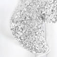 thumbnail image 7 of YIZYIF Womens Short Sleeve Cardigan Allover Shiny Sequins Cropped Shawl Shrug Club Cocktail Party Coat Silver One Size, 7 of 7