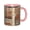 Pink, variant on Roma Retro Car Coffee Mug Fun Custom Ceramic Mugs 11oz Sky Blue
