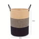 thumbnail image 3 of Cesta de Cuerda Tejida, Cesto de Ropa con Asas, Organizador de Almacenamiento de Ropa, Diseño Plegable, Gran Capacidad, Costura Resistente para Guardería, Dormitorio, Cuarto de Lavado, 3 of 5