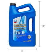 Chevron Supreme Synthetic Blend Motor Oil 5W30, 5 Quart