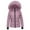 Pink, variant on Womens Winter Coats Puffer Jacket Womens Winter Jacket With Hood Waist And To Overcome Outer Long Sleeve Coats