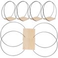 thumbnail image 5 of SHIYUU 1 Set of Iron Floral Hoop Centerpiece with Base Desktop Iron Floral Hoop DIY Wedding Table Centerpiece, 5 of 7