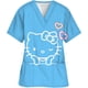 thumbnail image 2 of Camiseta con estampado de Hello Kitty para mujer, uniforme de enfermera, cuello en V, clínica, Hospital, Spa, 2 of 7
