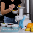 thumbnail image 5 of Drinkpod Frozay: Healthy Frozen Fruit Ice Cream & Dessert Maker - Dairy-Free, Vegan Ice Cream, Soft Serve Frozen Yogurt, Fruit Sorbet, and Sherbet Machine with Simple One Push Operation With Recipes, 5 of 8