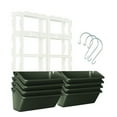 thumbnail image 6 of Vertical Herb Planter, 8-Pockets Indoor/Outdoor Hanging Garden Flower Pots Wall Planter Box Beds for Garden Porch, 6 of 8