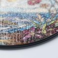 thumbnail image 5 of Lighthouse and Ocean Scene Glass Suncatcher – Handcrafted Stained Glass Panel with Coastal Waves, Bright Sun, and Colorful Flowers, 5 of 5