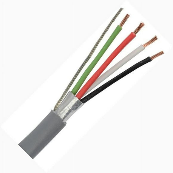 5152204TFT4 - CABLE 4C 22AWG STR SHLD 255METER FT4 600V 105C GREY