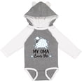thumbnail image 3 of Inktastic My Oma Loves Me Baby Lamb Boys or Girls Long Sleeve Baby Bodysuit, 3 of 5