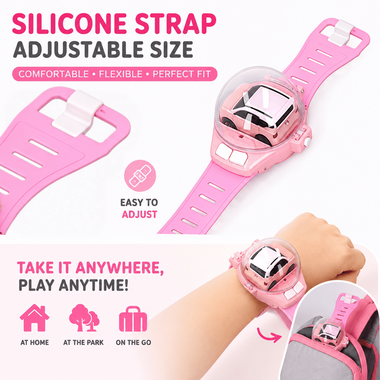 Remote Control Car Watch Toy for Kids,2.4 GHz RC Racing Car – details
