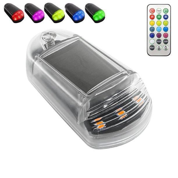 LUVCLS Luces de cabina inalámbricas para camión Luces solares para cabina de techo de automóvil universales