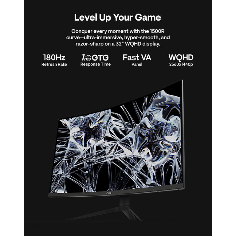 Pixio PXC328 32 inch 180Hz Refresh Rate QHD 1440p Resolution 1500R Pixio PXC328 32 inch 180Hz Refresh Rate QHD 1440p Resolution 1500R