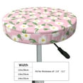 thumbnail image 4 of KLL Daisies Flowers Round Bar Chair Cushion Cover ,Bar Stool Protector with Elastic, Soft Washable, 4 of 6