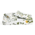 thumbnail image 4 of Funda de edredón, tamaño queen, 100% algodón, reversible, con estampado floral, 4 of 6