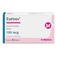 thumbnail image 1 of Eutirox Levotiroxina 100 mcg 50 tabletas, 1 of 4