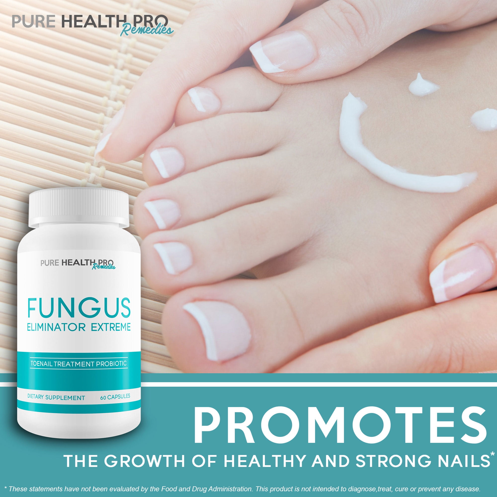 Fungus Elimination Extreme by Pure Health Pro Remedies - Probiotic Toenail Fungus Treatment - Natural Pure Health Fungus Eliminator Probiotics - 30 Servings