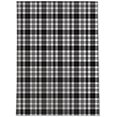 thumbnail image 1 of Noho Plaid Black and White Area Rug by Kavka Designs, 1 of 3