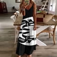 thumbnail image 4 of Coast Salish Wolf Sleeveless Dress dress for women summer Women long dress, 4 of 6