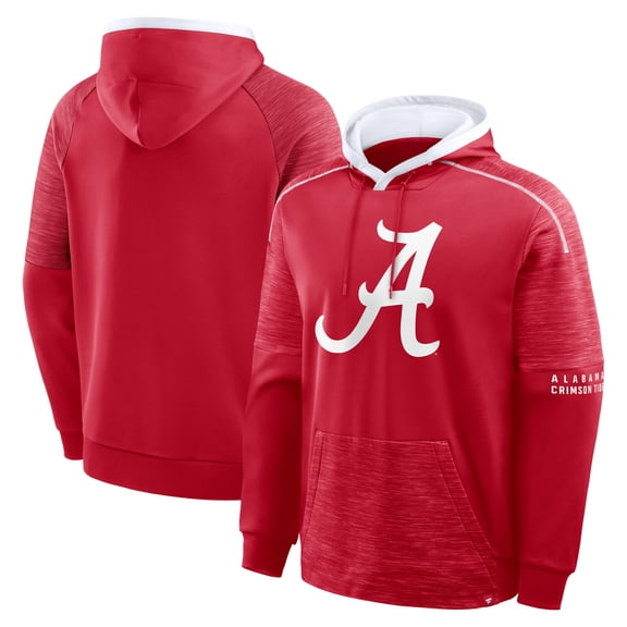 Men's Fanatics Crimson Alabama Crimson Tide Quad Defender Hoodie