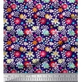 thumbnail image 1 of Soimoi Polyester Crepe Fabric Floral Clip Art Print Sewing Fabric Yard 52 Inch Wide, 1 of 1