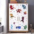 thumbnail image 6 of Cartoon Cute Dragon Wall Decals DIY Stars and Dragons Wall Stickers Decor Art Peel and Stick Kids Bedroom Playroom Baby Nursery Classroom, 6 of 6