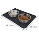 thumbnail image 3 of Cuenco de silicona para comida, cuenco antideslizante para perros, alfombrilla grande para perros, impermeable, 48 30 cm, 3 of 4