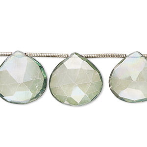 18mm Faceted Crystal Glass Teardrop Spacer Loose Beads Fashion Jewelry Making 