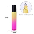 thumbnail image 4 of 5 Pcs/set 10ml Rollerball Multicolore Dégradé Vide Huile Essentielle Parfum Bottle, 4 of 8