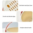 thumbnail image 4 of Iumwxz Bath Basket Handheld Large Capacity Bathroom Storage Basket Rectangular Durable Portable Toiletry Organizer Multipurpose Cleaning 1 Pack Red, 4 of 6