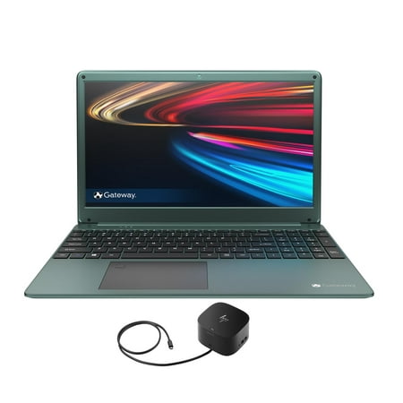 Gateway GWTN156-4GR Home/Business Laptop (AMD Ryzen 5 3450U 4-Core  15.6in 60Hz Full HD (1920x1080)  AMD Vega 8  24GB RAM  Win 10 Home) with G2 Universal Dock