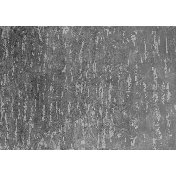 Ahgly Company Indoor Rectangle Oriental Gray Industrial Area Rugs, 8' x 12'