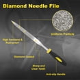 thumbnail image 4 of Uxcell 5Pcs Diamond File 5 x 175mm 120 Grit Diamond Needle Narrow Flat Files for Metal Glass Wood Stone Grinding Polishing Engraving, 4 of 7