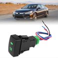 thumbnail image 2 of 2025 Latest Model Pin Black Plastic Car Push Button Fog Light Switch for Civic, 2 of 4
