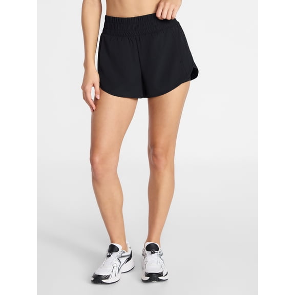 Avia Women's and Women's Plus Running Shorts with Bike Liner, Sizes XS-4X