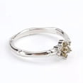 thumbnail image 7 of Olive Green Plum CZ Band Women's 925 Silver Wedding Engagement Party Ring Sz 4-9, 7 of 7