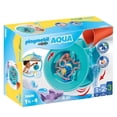 thumbnail image 1 of Juguete de Baño Playmobil 1.2.3 Rueda de Agua Aqua con Baby Shark, 1 of 7