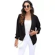 thumbnail image 5 of Blazer De Solapa Doble A La Moda Para Mujer, 5 of 7