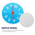 thumbnail image 3 of CIMAXIC Roue de Prix de Fête Jeu de Roue de Prix Roue de Chance Roue de Prix Bricolage Roue de Prix de Fortune Accessoire de Jeu,7.87"X7.87"X0.39 Pouces, 3 of 5