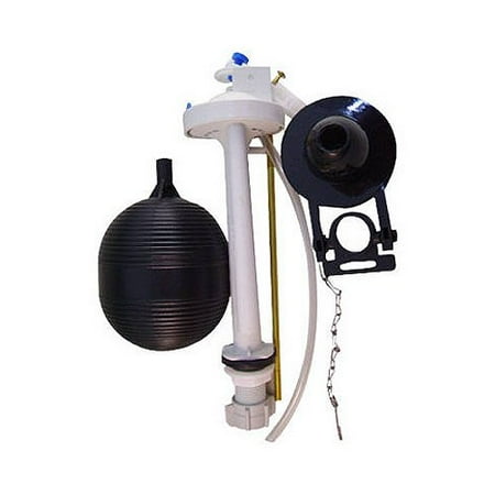 Lighter Refill Valve 176-217 MP Toilet Tank Repair Kit, Includes 8-1/2 fill valve, flapper, refill tube, float ball and float rod By Master Plumber ()