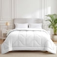 thumbnail image 2 of WISHEAD Twin Comforter Duvet Insert, Reversible Quilted with Corner Tabs, Ultra Soft for All Season, Hotel Down Alternative Cooling Breathable Bedding, Machine Washable (White, 64" x 88"), 2 of 8
