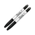 thumbnail image 2 of Marcador Permanente Sharpie Doble Punto Negro 2 pzas, 2 of 4