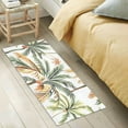 thumbnail image 3 of Bath Mat Soft Plush Non-Slip Absorbent Bathroom Rugs 39"x20" Palm Tree Leaf, 3 of 8