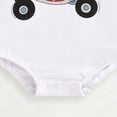 thumbnail image 4 of Ulanda Baby Boy Girl 4th of July Outfit USA Short Sleeve Bubble Romper Jumpsuit Newborn Fourth of July Summer Clothes (Beige, 3-6 Months), 4 of 7